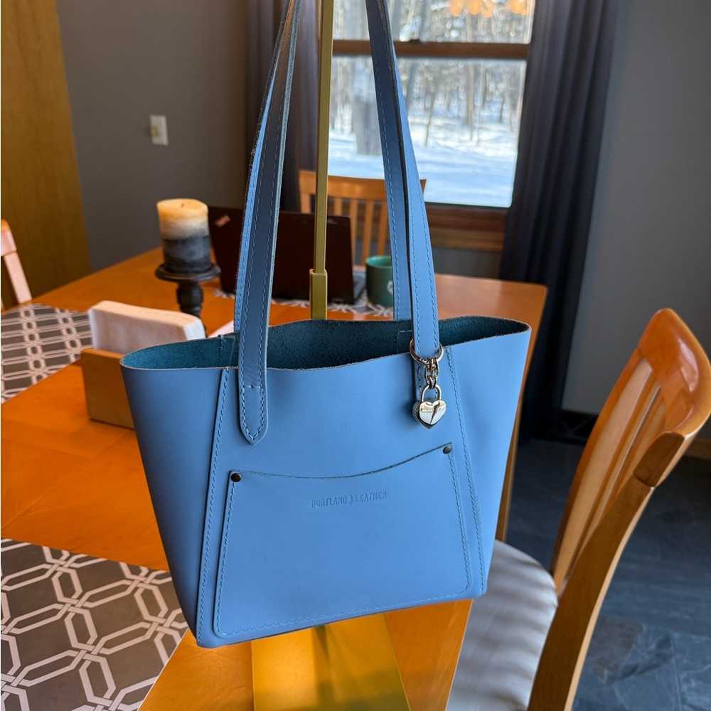 Portland Leather Goods Small Juliette- Glacial Blue